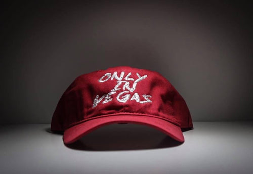 Red/white OIV dad hat